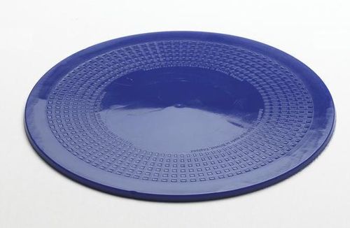 Set de table antidérapant, bleu, rond, diamètre 19cm